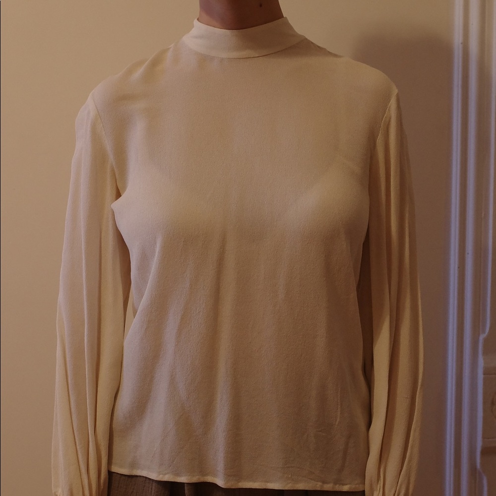 SOLD. Valentino vintage silk blouse